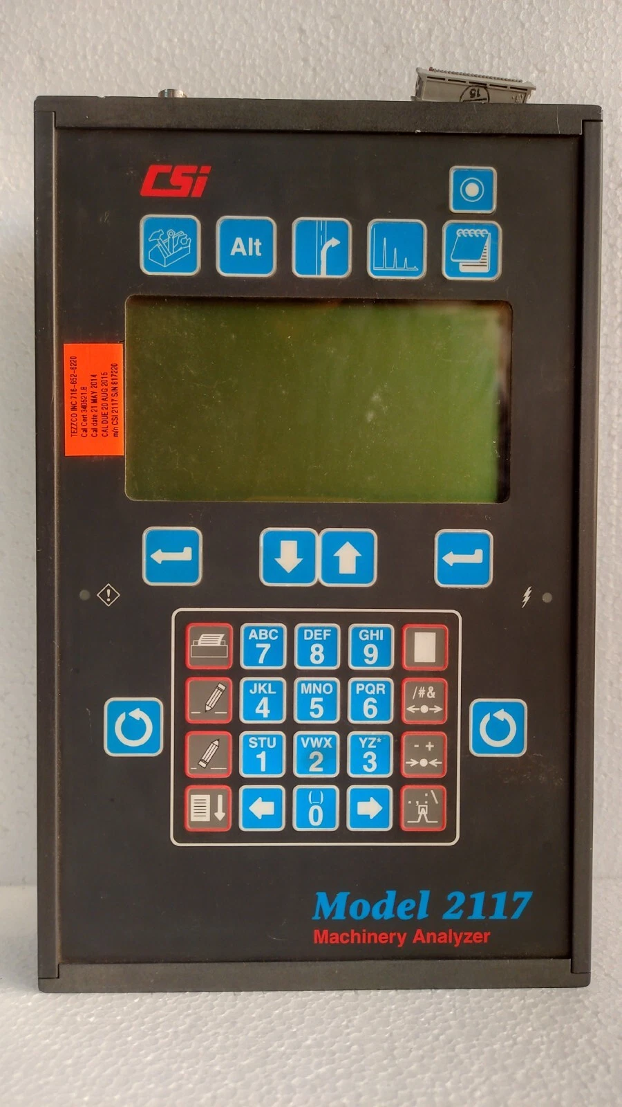 CSi Model 2117 / B211702 Machinery Analyzer